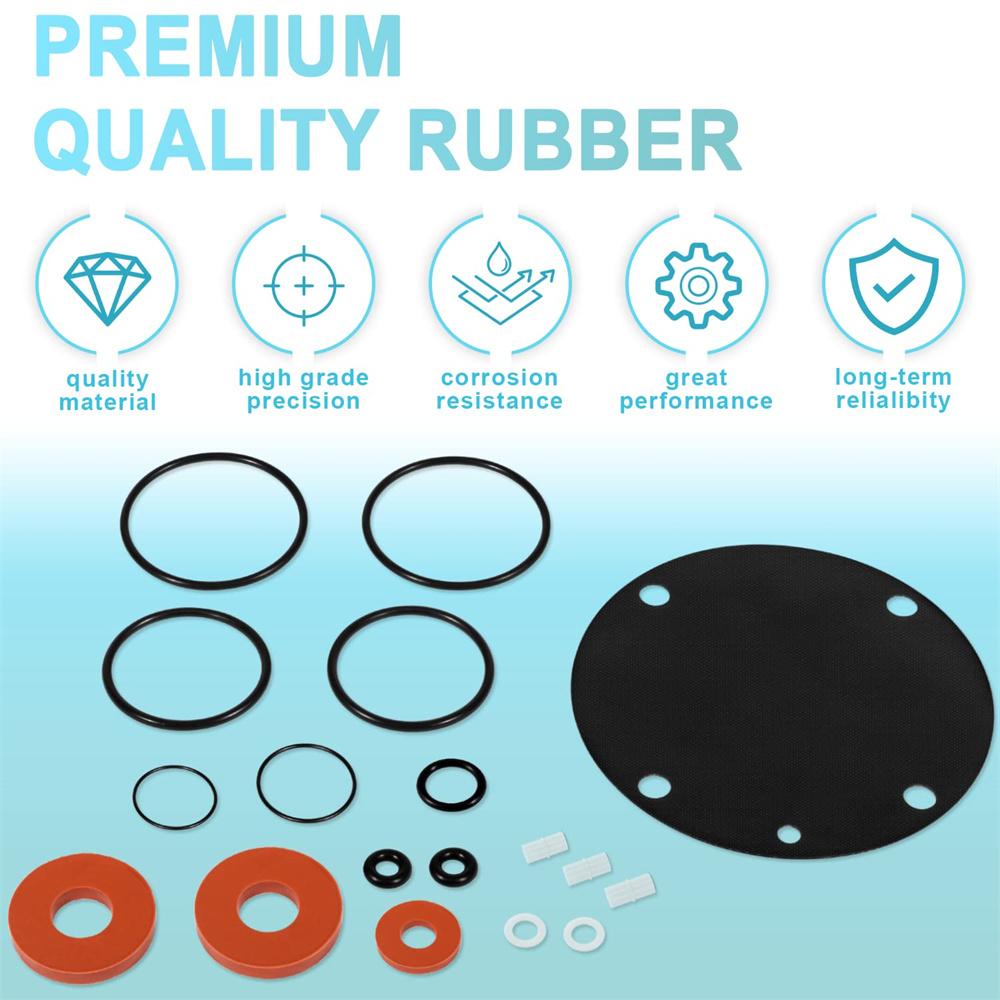 905111 Complete Rubber Repair Kit Fit for Febco Backflow 825Y Series 3/4"-1-1/4" Reduced Pressure Zone Assembly