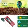 Plants Flowers Acidity Sunlight Monitor Moisture Sunlight Testing pH Test Meter 3in1 Soil Tester