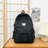College Style Student Schoolbag Solid Color Women's Backpack Large Capacity Backpack