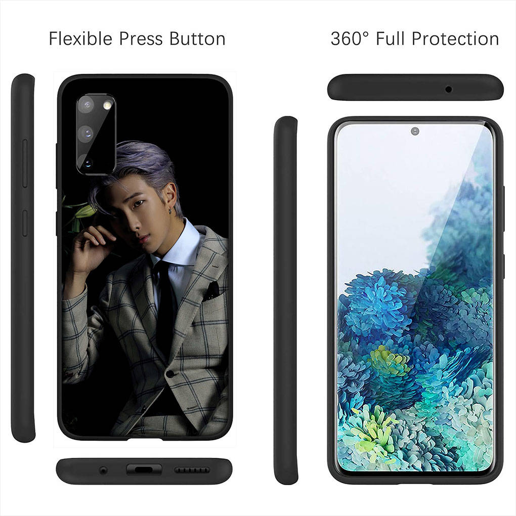 For Samsung Galaxy S24 S23 iPhone 16 15 14 Xiaomi Redmi Note 13 12 11 10 8 Plus 9 Pro Max X XR 14CPhone Case Nam Joon Kim RM Kpop OPPO Huawei Cover