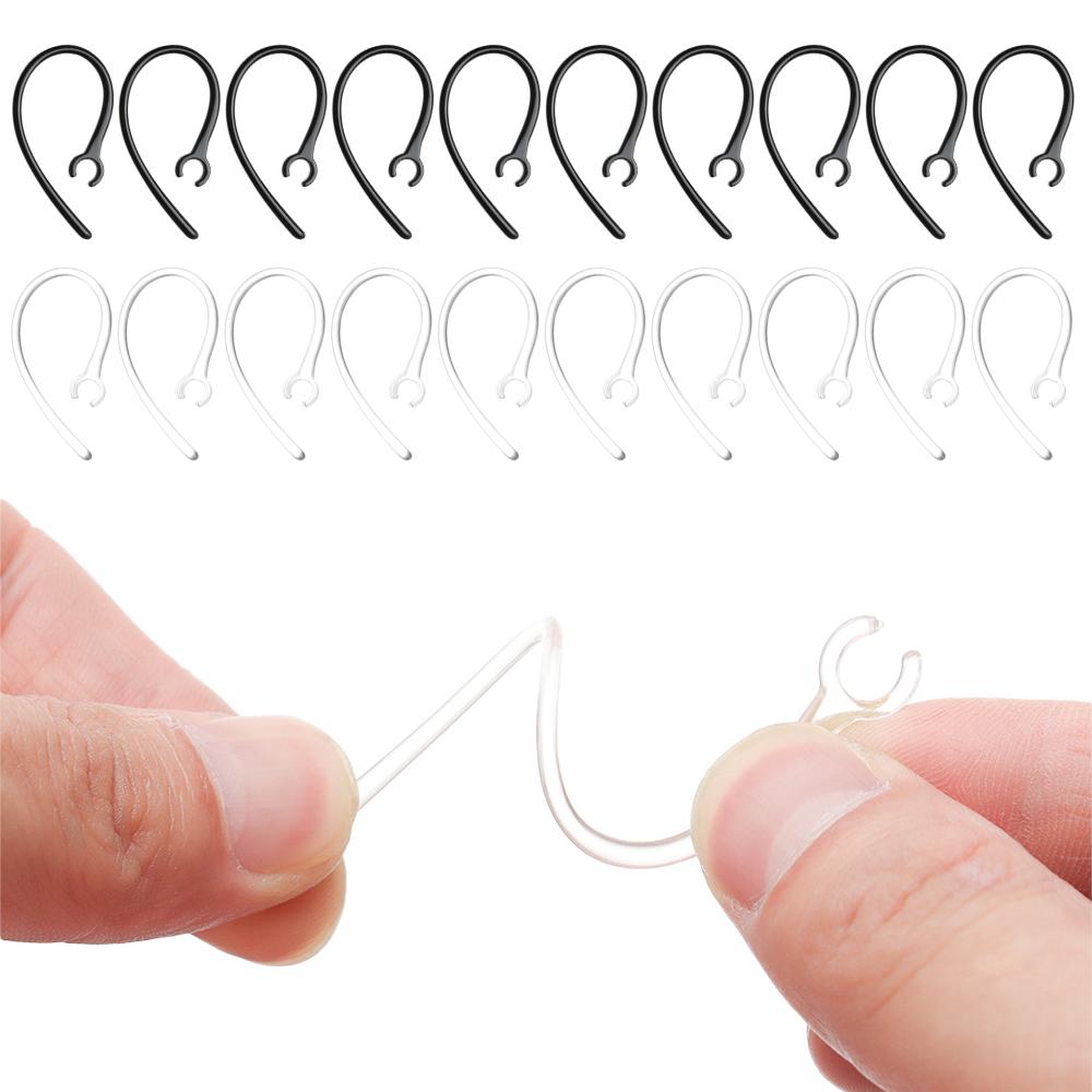 10pcs Durable 6mm Headset Ear Hook Bluetooth Ear Clip Earphone Holder