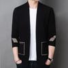 Spring and Autumn Knitted Cardigan Men's Handsome Thin Outer Cardigan Loose Men's Casual Wool Sweater Jacket