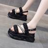 Women's Sandals New Summer Sports Fashionable Stylish Versatile Casual Niche Platform Increased Platform