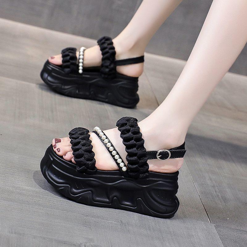 Women's Sandals New Summer Sports Fashionable Stylish Versatile Casual Niche Platform Increased Platform