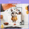 Cartoon Cute Rabbit Pattern Acrylic Pendant For Car Accessories Decoration