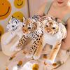 50cm Simulation Tiger Leopard Plush Cartoon Toys Home Decor Stuffed Cute Animals Dolls Soft Real Like Pillow for Kids Boys Gift