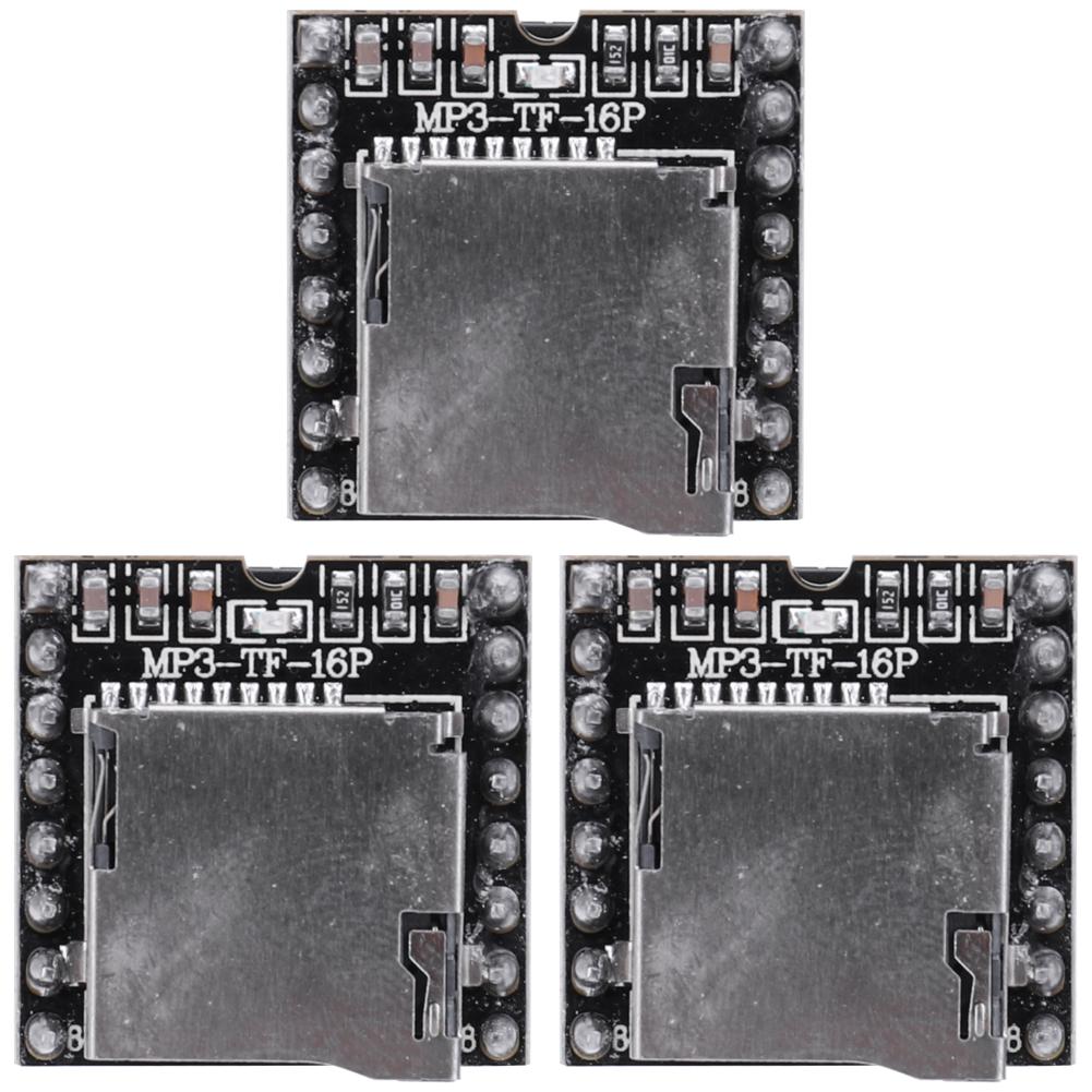 DFPlayer Mini MP3 Player Module TF Card U Disk for Arduino Mini MP3 DF Player Audio Voice Module IO/Serial Port/AD MP3-TF-16P
