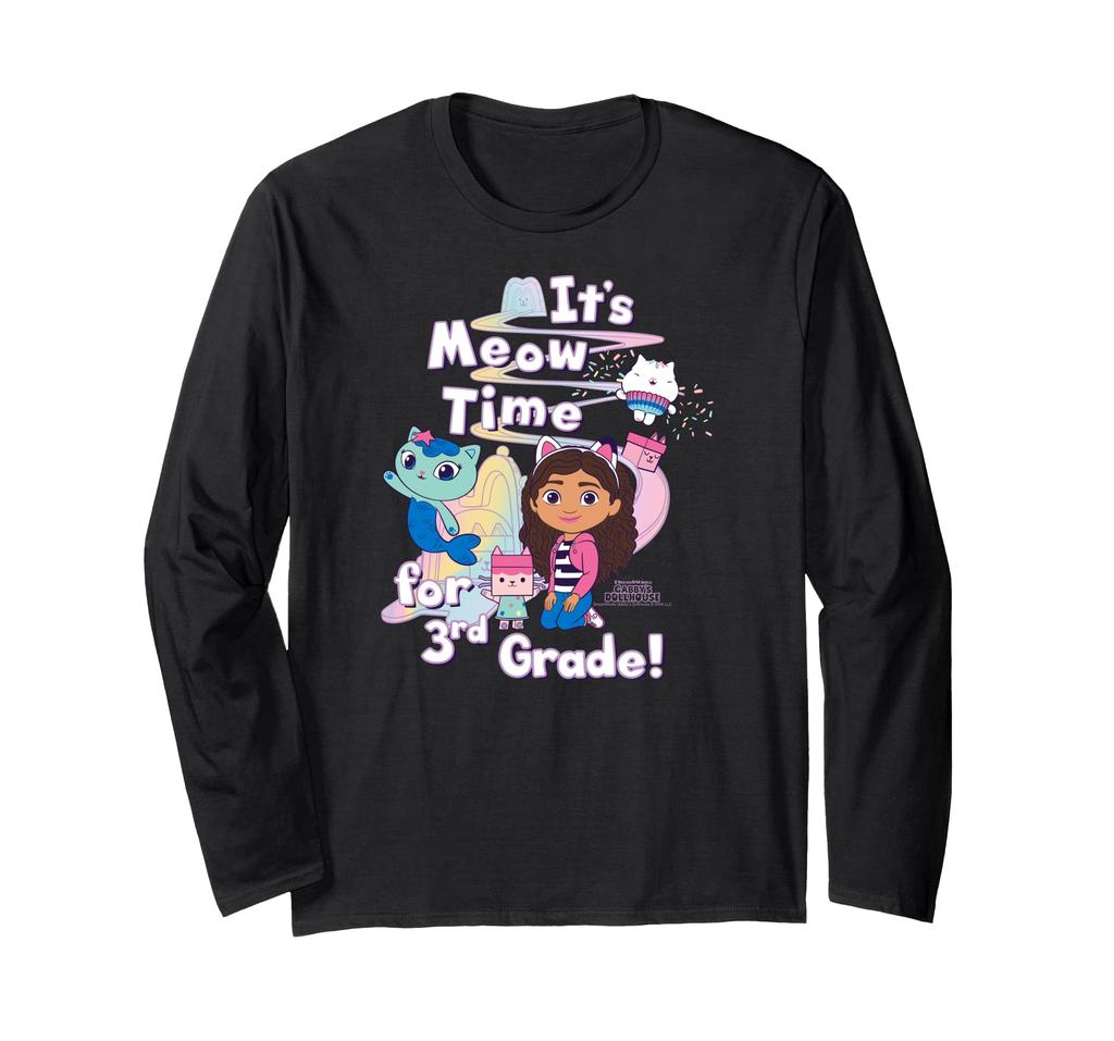 DreamWorks Gabby's Dollhouse 3rd Grade Long Sleeve T-Shirt