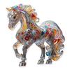 2D Acrylic Horse Pendant Flat Cartoon Horse Pendant Keychain Charm Colorful Horse Ornament for Backpack Christmas Tree Decoration