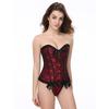 Women's Shapewear Corset Mesh Lace Tightening Tummy Tightening Palace Corset Bustier