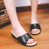 2024 Summer Flat Mom's Shoes Elderly Slippers Women's Cool Slippers External Wearing Slippers for Females