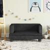 VidaXL Children's Sofa Black 60x40x30 Cm Velvet 3196321