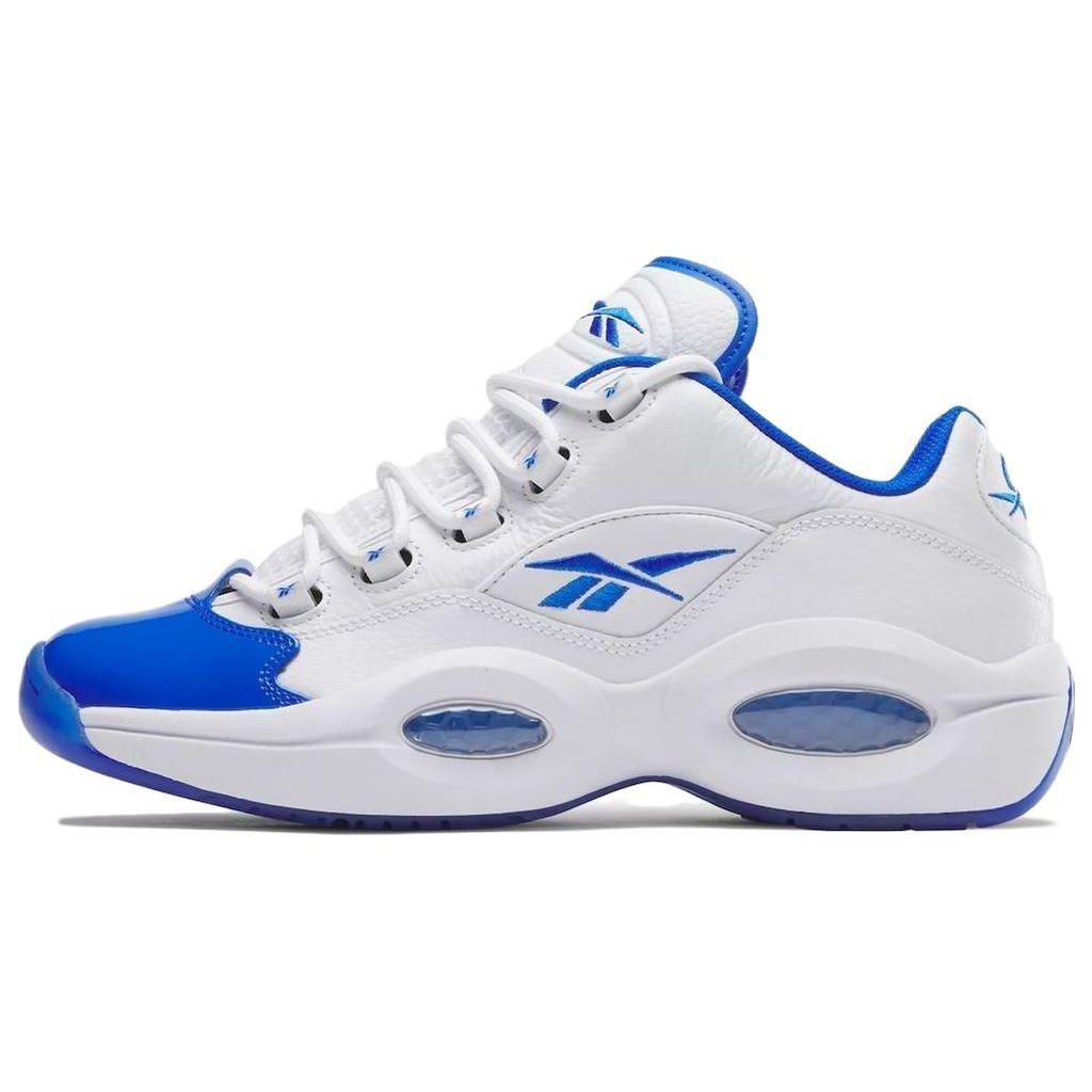 Reebok Question Low White Electric Cobalt Men Sneakers Core-Black 100033891