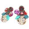 [Q1285] - Designer Clips 'Lilipoupettes' Multi-colored Silver - 70x35 Mm