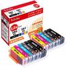 Canon Ink Cartridges Compatible with Genuine Canon 380 and 381 Compatible with Canon and Compatible with PIXUS and TS8430 BCI-381XL BCI-380XL