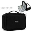 Boona Travel Accessories Bag Portable Electronic Accessories case,Dual Cable Organizer Bag Carrying Bag for Cords,USB Flash L&XL