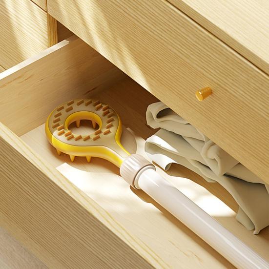 Extendable Back Scratcher Portable Hard-to-Reach Areas Double-sided Telescoping Handle Back Scratcher Magnetic Rolling Bead Acupoint Massager Tools