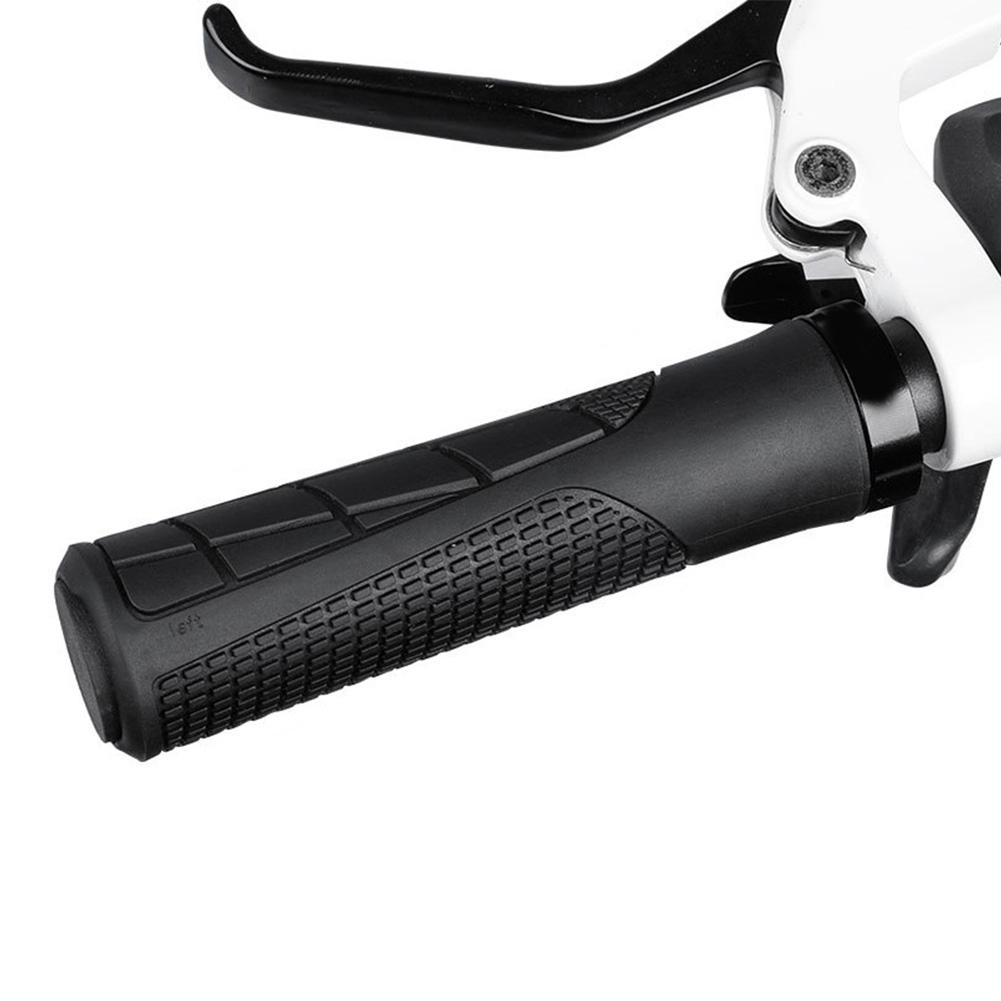 Bicycle Cycling Lockable Handle Rubber Grips AntiSlip Mountain Bike Handlebar Grip