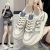 Fashion 2024 Women's Sneakers Leisure Sports Single New Trend Versatile Shoes Dad Shoes Thick-soled Double Net Women's Sneakers Outdoor