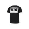 Graphic Letter Print Crew Neck T-Shirt Men Tops Black 1373744-001