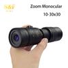 Optical Waterproof 10-30x30 Monocular Bak4 Prism Hd Mini Zoom Monocular Telescope For Smartphone Bird Watching
