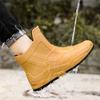 Fashion Couple's Rain Boot Mid Top Four Seasons Chef Shoes Wear-resistant Non-slip Water Shoe Work Shoe Car Wash Shoes Rain Shoe for Men