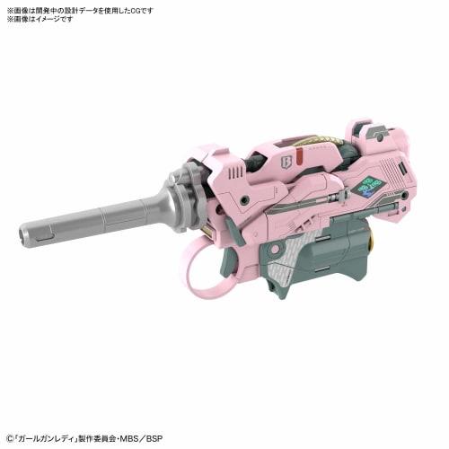 Girl Gun Lady Attack Girl Gun Ver. Bravo Tango First Press Limited Edition 1/1 Scale Pre-Colored Plastic Model Kit, Pink