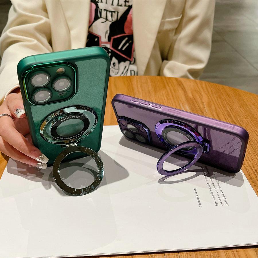 For iPhone 15 14 13 12 11 Pro Max Bling Ring Holder Anti-Shock Case Glitter Rugger Armor TPU Case For iPhone 15 14 Plus