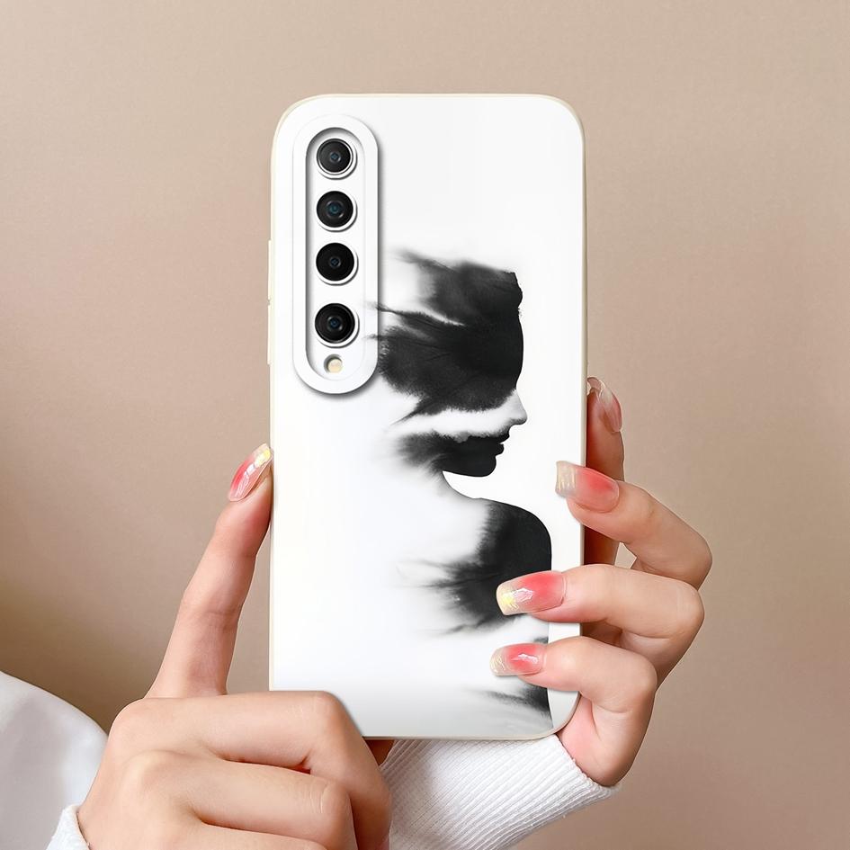 For Xiaomi Mi 10 11 Lite NE 10i 10T 11T 11X Pro Phone Case Cover Small Floral Pattern Shockproof Liquid Soft Silicone Anti Slip For Xiaomi Shell Capas