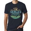 Men’s Vintage Tee Shirt Graphic T Shirt Mountain Explorer SERLES Navy