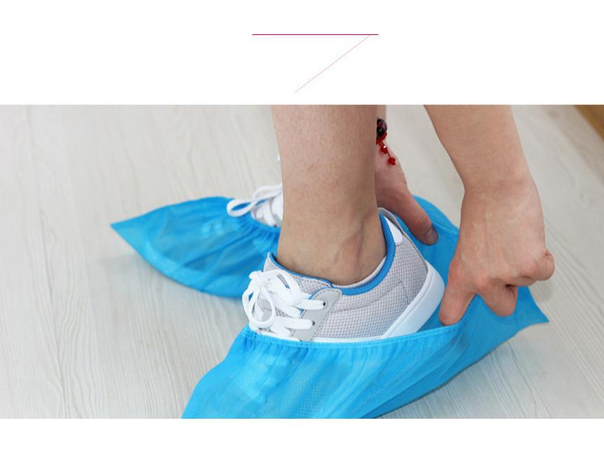 Waterproof Non-Slip Disposable Shoe Covers - Thickened, Non-Woven for Home & Computer Room Protection