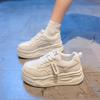 Spring New Sports Shoes Versatile Height Increase Casual White Shoes Women