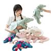 Giant Soft Plush Toy Flying Dragon Plush Toys White Green Pink Dinosaur Pillow Stuffed Animal Soft Doll Birthday Gifts Decor
