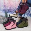 Winter New Spot Cotton Shoes Large Size Women's Shoes Velvet Warm Soft-soled Snow Boots Women's Thickened Winter Women's Shoes