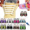 16Pcs No Tie Shoelaces Silicone Shoelaces Elastic Shoe Laces Sneaker Laces Newly