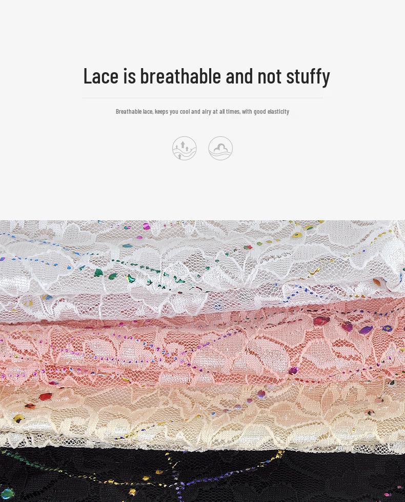 Breathable Double-Layer Lace Head Wrap for Women - Sun Protection Fashion Hat for Spring/Summer