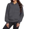 Women's Hoodies Fashion Oversized Hooded Fleece Sweatshirt Casual Long Sleeve Pullover Winter Clothing
