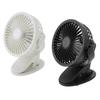 Clip On Fan 360 Degree Rotatable 3 Gears Quiet USB Charging Portable Small Desk Fan for Office Campi
