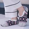 Fashion 1 Pair Thermal Home Slippers Women Winter Indoor Warm Sock Shoes Anti-slip Sole Soft Plush Thickened Fluffy House Floor Shoe
