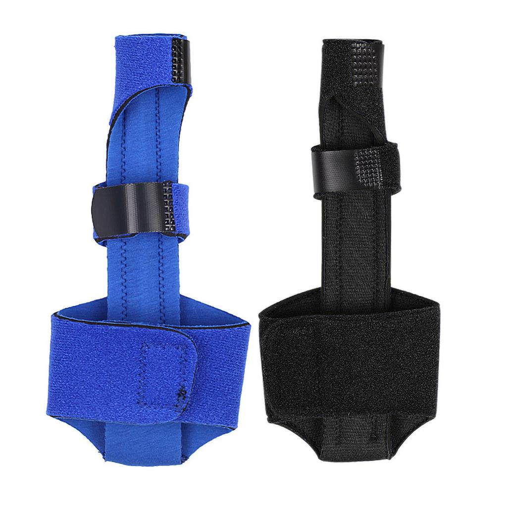 Finger Corrector Brace Nylon Polyurethane Aluminum Adjustable Finger Fixed Strap for Recovery