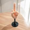 Elastic Middle Finger Desk Toy Stress Relief Funny 3D Finger Decor Hilarious Prank Gift for Office Home And Desk