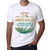 Men’s Vintage Tee Shirt Graphic T Shirt Mountain Explorer BREGAGLIA White