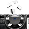 ABS Steering Wheel Panel Cover Trim Sticker for Ford Focus 2 MK2 2005 - 2011 Car-Styling Interior Mouldings Car Stickers
