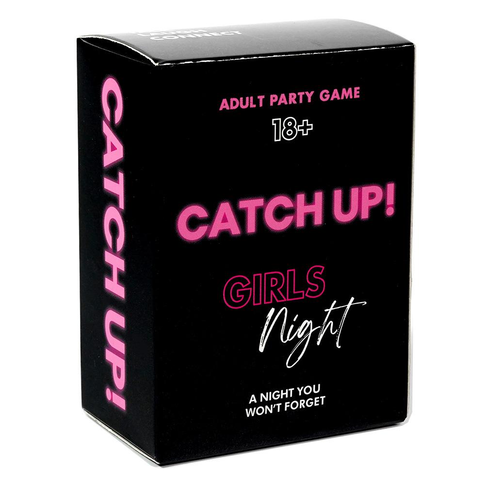 Catch Up! Girls Night 18+ Party Game | Spicy Thought Provoking Conversation Starters for Fun Girls Nights, Bachelorette and Birthday Party