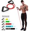 Yoga Fitness Pull Rope 5 Levels Elastic Resistance Band for Strength Training