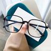 TR90 Polygonal Frame Women's Anti-Blue Light Glasses Korean Style Small Fragrance Style Can Be Matched with Prescription Glasses Frames