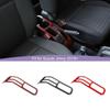 ABS Car Hand Brake Cup Holder Panel Decorative Stickers  For Suzuki Jimny 2019 Up Interior Accessories Carbon Fiber Printed