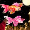 DIY Fish Lantern Kit Chinese Traditional Handcrafted Goldfish Lantern Handheld New Year Lantern for Spring Festival Mid-Autumn Hanfu Cosplay