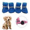 Обувь для собак для маленьких собак кошек летние сетчатые ботинки для щенков защита лап нескользящая светоотражающая обувь для маленьких собак кошек товары для питомцев