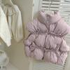 Girls' Vest Autumn and Winter New Style Children's Padded Vest Winter Baby Girl Warm Vest Vest